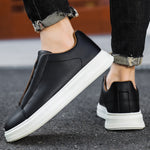Sole detail of men's leather sneakers