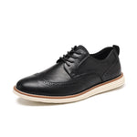 Sole detail of men's slip-on business casual shoes