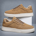 Side view of men's vintage casual sneakers